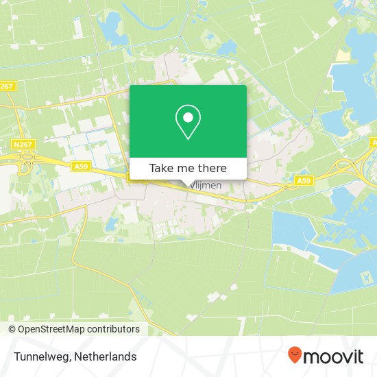 Tunnelweg, Tunnelweg, 5251 Vlijmen, Nederland kaart