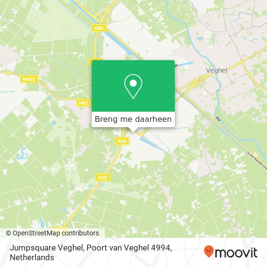 Jumpsquare Veghel, Poort van Veghel 4994 kaart