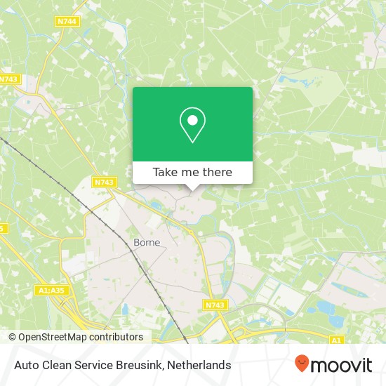 Auto Clean Service Breusink, Paardebloem 19 kaart