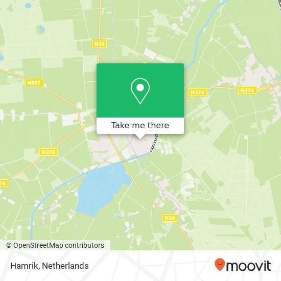 Hamrik, Hamrik, 9531 EG Borger, Nederland kaart