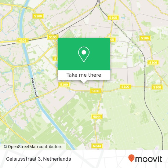 Celsiusstraat 3, 6533 JB Nijmegen kaart