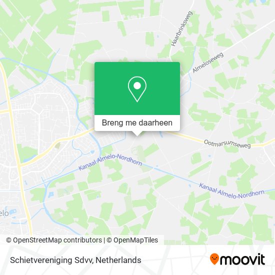 Schietvereniging Sdvv kaart