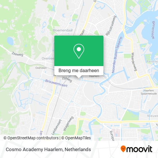 Cosmo Academy Haarlem kaart
