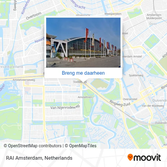 RAI Amsterdam kaart
