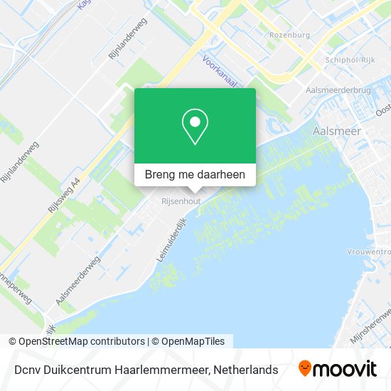 Dcnv Duikcentrum Haarlemmermeer kaart