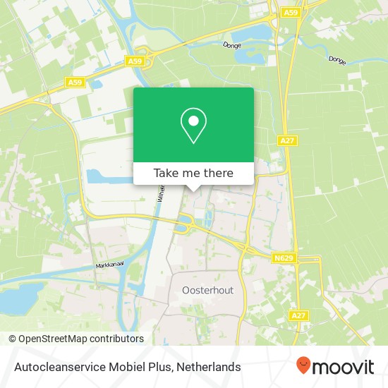 Autocleanservice Mobiel Plus, Zuiderbeemd 43 kaart