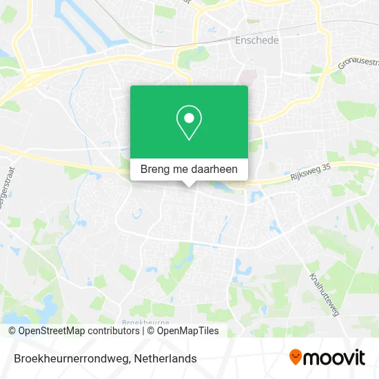 Broekheurnerrondweg kaart