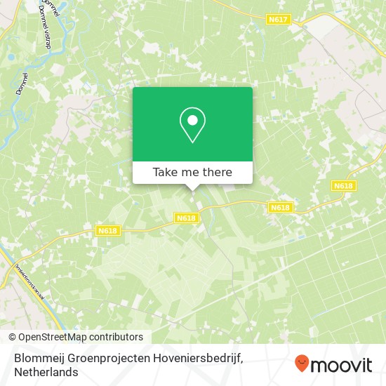 Blommeij Groenprojecten Hoveniersbedrijf, Gemondsedijk 6 kaart
