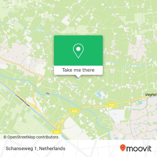 Schanseweg 1, 5473 KR Heeswijk-Dinther kaart