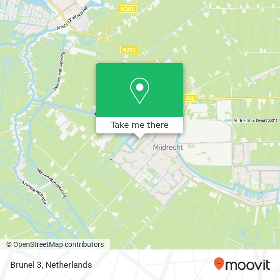 Brunel 3, 3641 VG Mijdrecht kaart