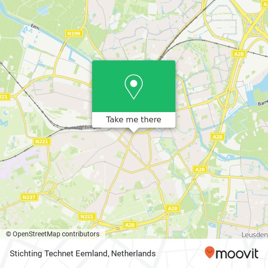 Stichting Technet Eemland, Arnhemseweg kaart