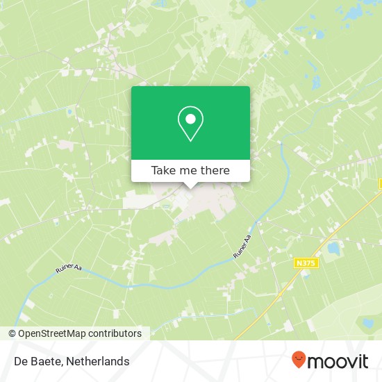 De Baete, Wolvenweg kaart