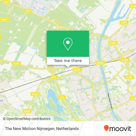 The New Motion Nijmegen kaart