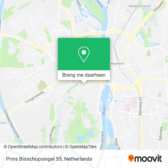 Prins Bisschopsingel 55 kaart