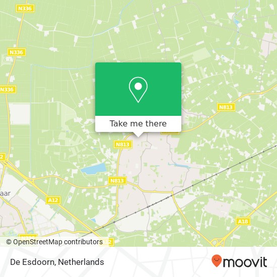 De Esdoorn, 6941 XW Didam kaart
