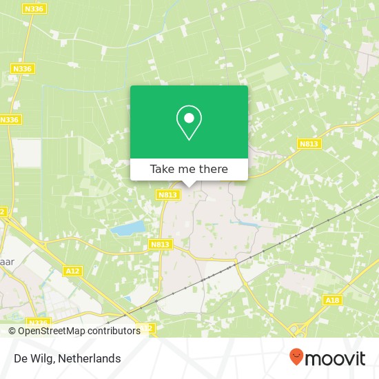 De Wilg, De Wilg, 6941 XT Didam, Nederland kaart