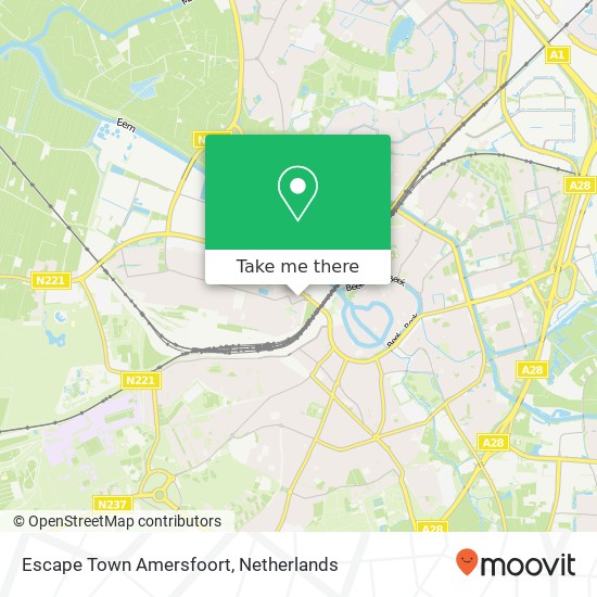 Escape Town Amersfoort kaart