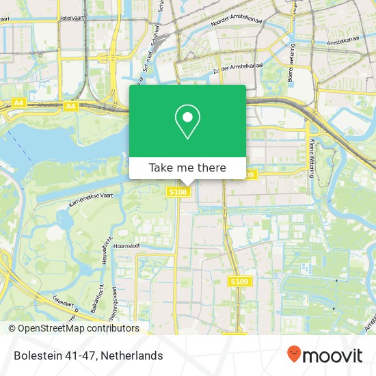 Bolestein 41-47, Bolestein 41-47, 1081 CR Amsterdam, Nederland kaart
