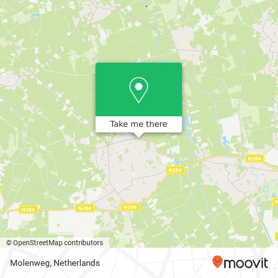 Molenweg, 5531 PM Bladel kaart