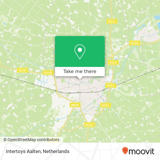 Intertoys Aalten, Landstraat 6 kaart