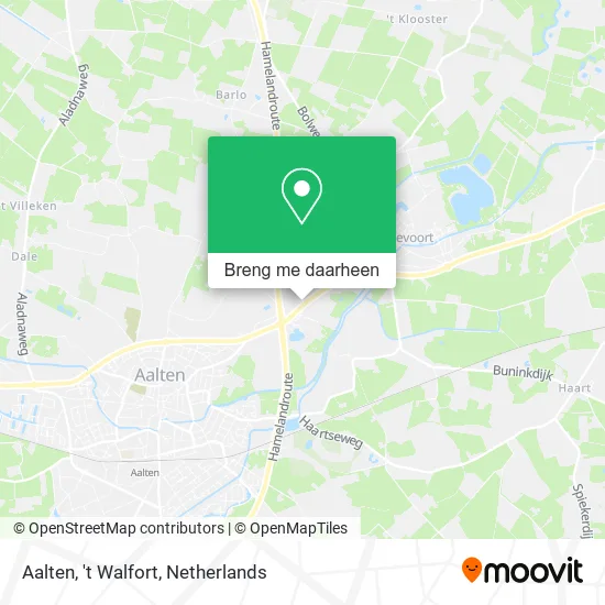 Aalten, 't Walfort kaart