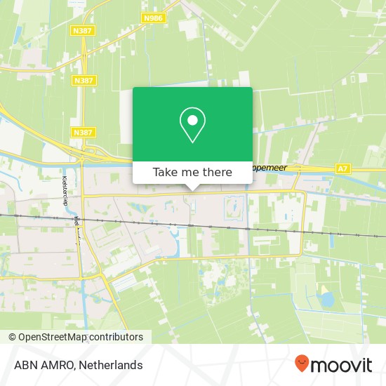 ABN AMRO, Noorderstraat kaart