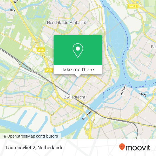 Laurensvliet 2, Laurensvliet 2, 3331 HW Zwijndrecht, Nederland kaart