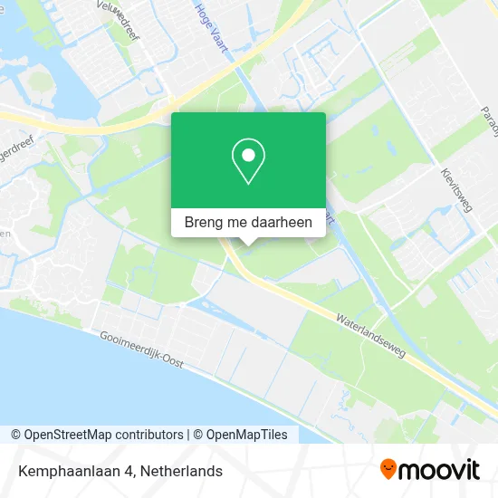 Kemphaanlaan 4 kaart