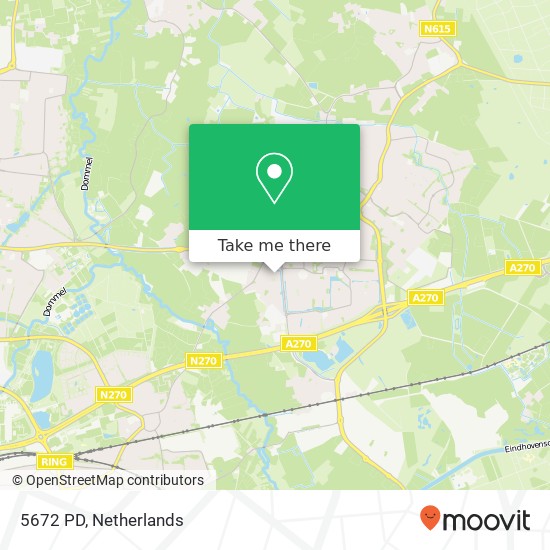 5672 PD, 5672 PD Nuenen, Nederland kaart