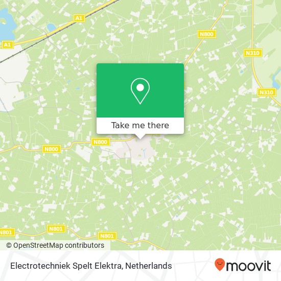 Electrotechniek Spelt Elektra kaart