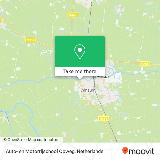 Auto- en Motorrijschool Opweg, C.F. van Sijtzamastraat kaart