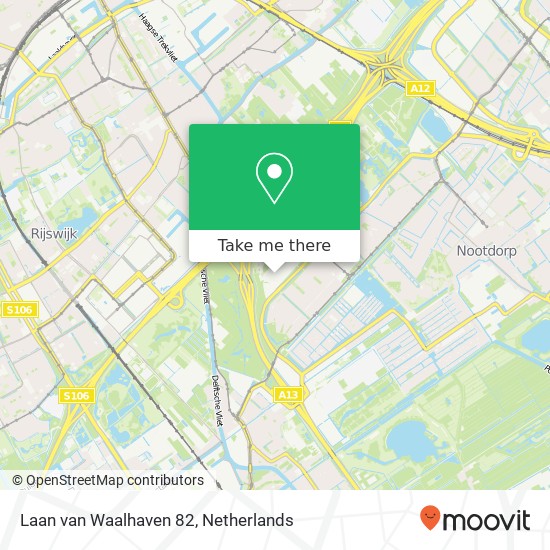 Laan van Waalhaven 82, 2497 GP Den Haag kaart