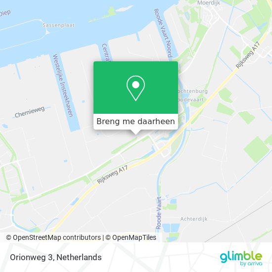 Orionweg 3 kaart