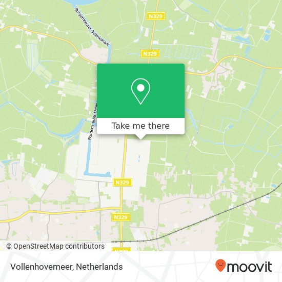 Vollenhovemeer, 5347 Oss kaart