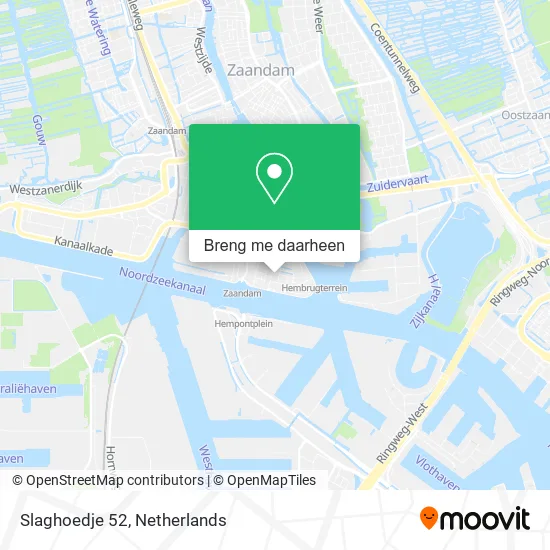 Slaghoedje 52 kaart