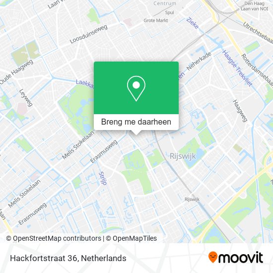 Hackfortstraat 36 kaart