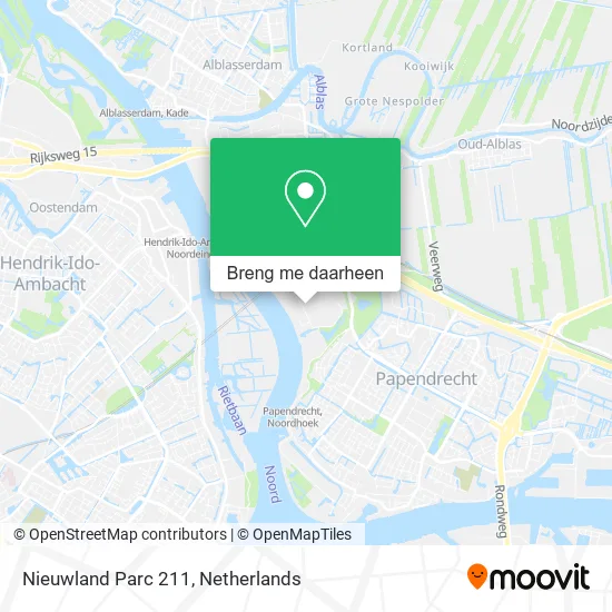 Nieuwland Parc 211 kaart