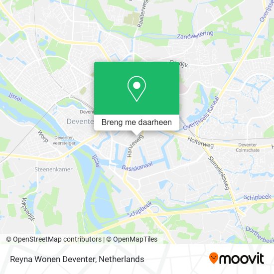 Reyna Wonen Deventer kaart