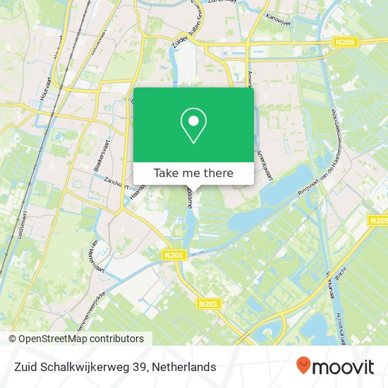 Zuid Schalkwijkerweg 39, Zuid Schalkwijkerweg 39, 2034 JG Haarlem, Nederland kaart