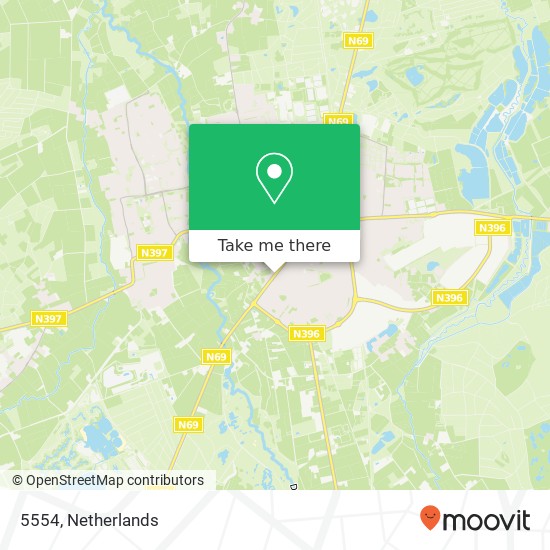 5554, 5554 Valkenswaard, Nederland kaart