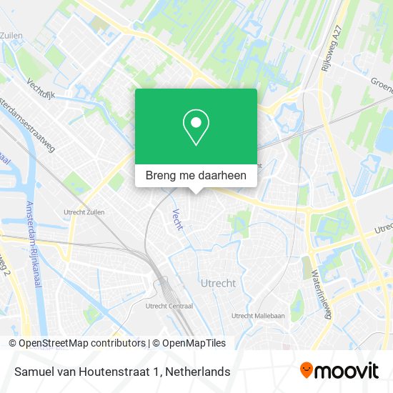 Samuel van Houtenstraat 1 kaart