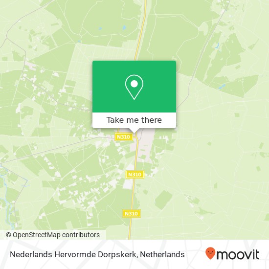 Nederlands Hervormde Dorpskerk, Nunspeterweg 5 kaart