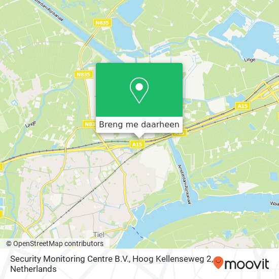 Security Monitoring Centre B.V., Hoog Kellenseweg 2 kaart