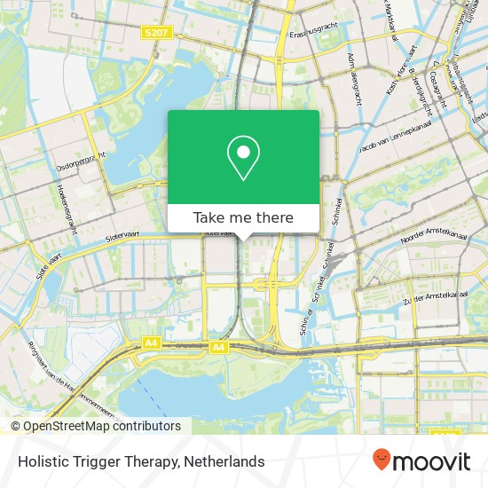 Holistic Trigger Therapy, Maassluisstraat 100A kaart