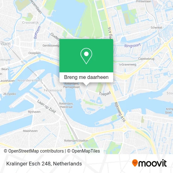 Kralinger Esch 248 kaart