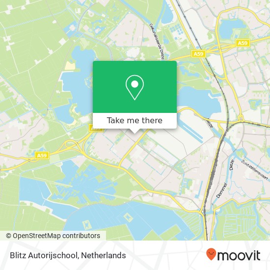 Blitz Autorijschool, Antwerpenstraat 29 kaart