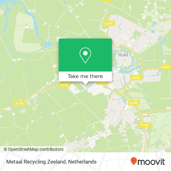 Metaal Recycling Zeeland, Evenaar 23 kaart