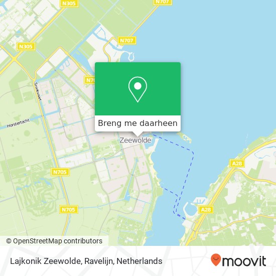 Lajkonik Zeewolde, Ravelijn kaart