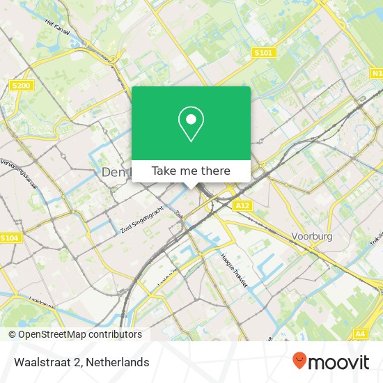 Waalstraat 2, 2515 Den Haag kaart