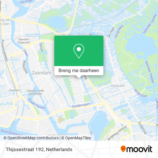 Thijssestraat 192 kaart